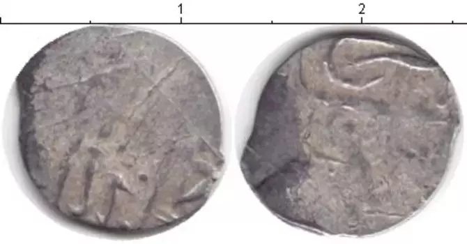 Монета акче Азербайджана 1532 года Серебро Шемаха