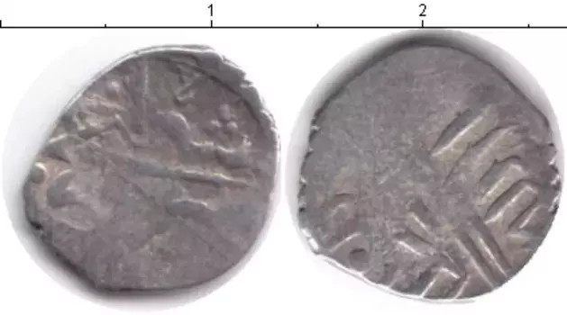 Монета акче Азербайджана 1532 года Серебро Шемаха