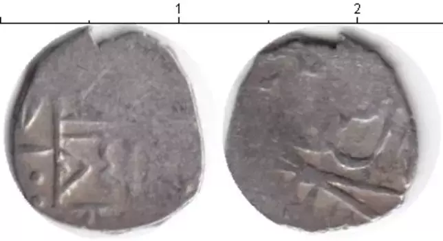 Монета акче Азербайджана 1532 года Серебро Шемаха