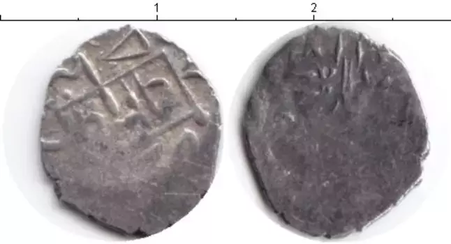 Монета акче Азербайджана 1532 года Серебро Шемаха
