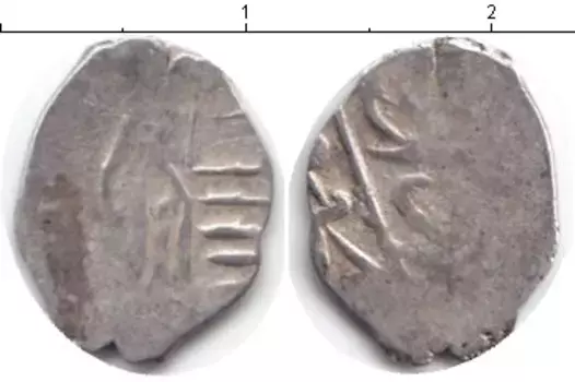 Монета акче Азербайджана 1532 года Серебро Шемаха