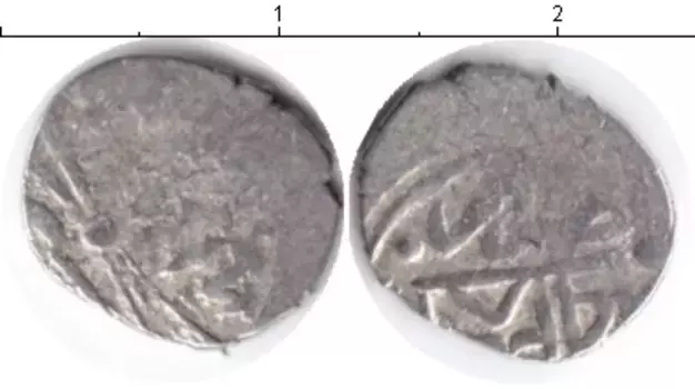 Монета акче Азербайджана 1532 года Серебро Шемаха