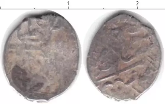 Монета акче Азербайджана 1532 года Серебро Шемаха