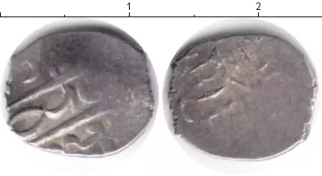 Монета акче Азербайджана 1532 года Серебро Шемаха