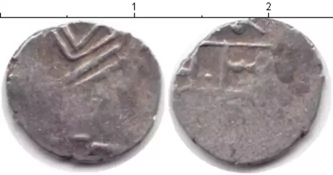 Монета акче Азербайджана 1532 года Серебро Шемаха