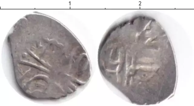 Монета акче Азербайджана 1532 года Серебро Шемаха