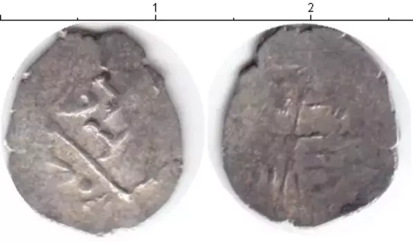 Монета акче Азербайджана 1532 года Серебро Шемаха