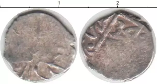 Монета акче Азербайджана 1532 года Серебро Шемаха