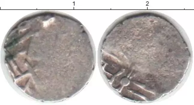 Монета акче Азербайджана 1532 года Серебро Шемаха