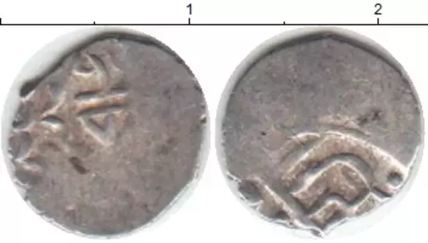 Монета акче Азербайджана 1532 года Серебро Шемаха