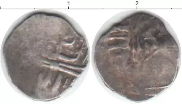 Монета акче Азербайджана 1532 года Серебро Шемаха