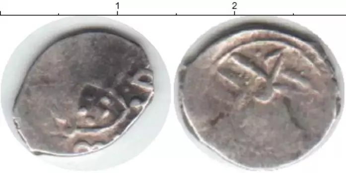 Монета акче Азербайджана 1532 года Серебро Шемаха
