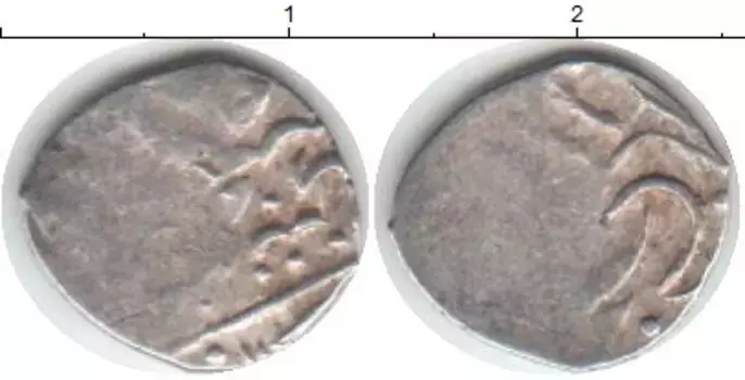 Монета акче Азербайджана 1532 года Серебро Шемаха