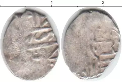 Монета акче Азербайджана 1532 года Серебро Шемаха