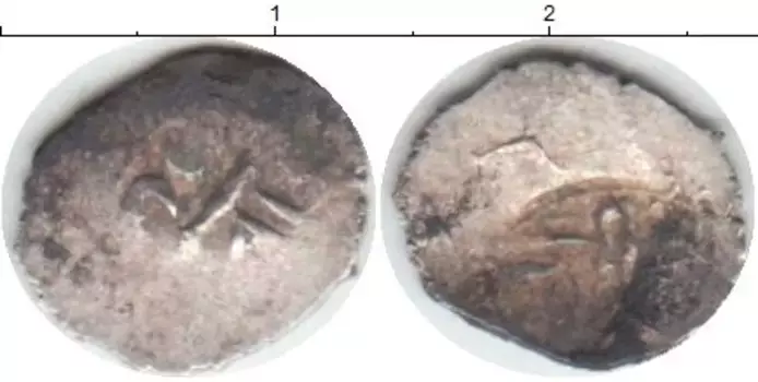 Монета акче Азербайджана 1532 года Серебро Шемаха