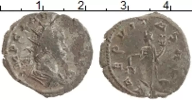 Монета антониниан Древнего Рима Биллон Клавдий II Готский 268-270 гг