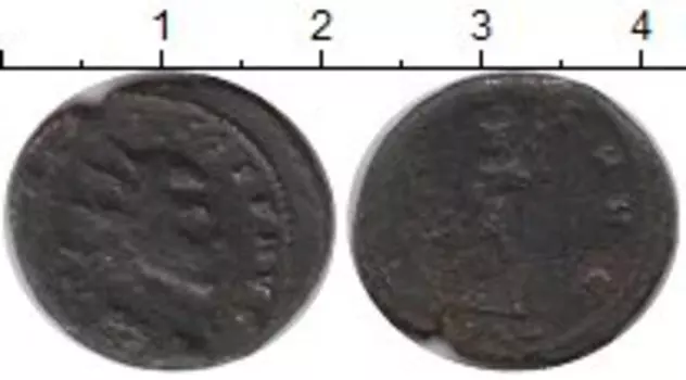 Монета антониниан Древнего Рима Бронза Галлиен (253-268 гг