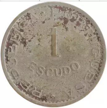 Монета эскудо Мозамбика 1950 года Медно-никель