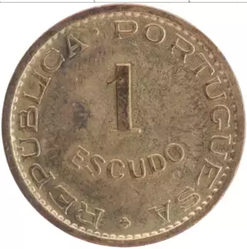 Монета эскудо Мозамбика 1953 года Бронза