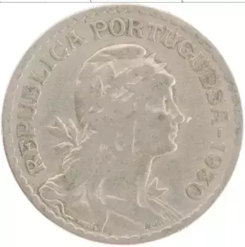 Монета эскудо Португалии 1930 года Медно-никель