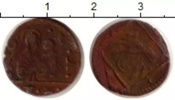 Монета багаттино Венеции Медь Конец XVI в