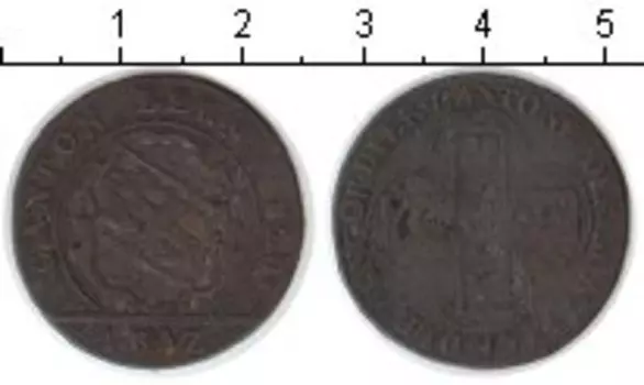 Монета батзен Швейцарии 1826 года Серебро Кантон Берн