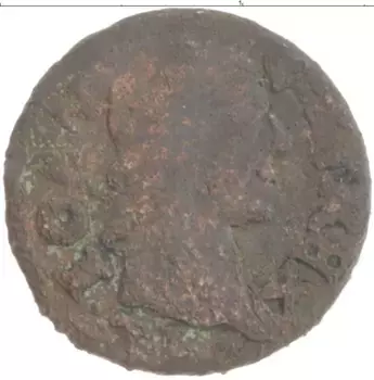 Монета боратинка Польши 1666 года Медь Ян II Казимир