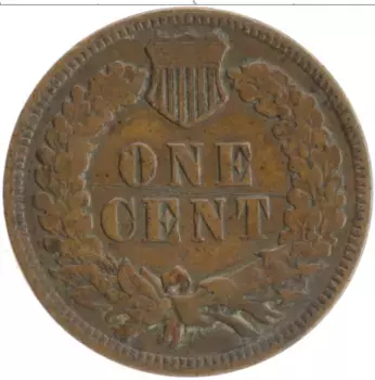 Монета цент Америки 1899 года Бронза