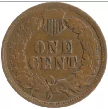 Монета цент Америки 1902 года Бронза Индеец