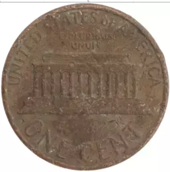 Монета цент Америки 1975 года Бронза