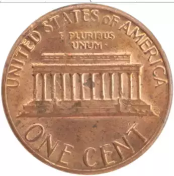 Монета цент Америки 1984 года Бронза