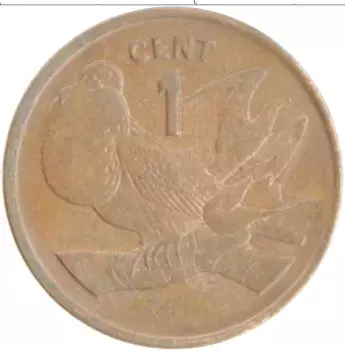 Монета цент Кирибати 1992 года Бронза