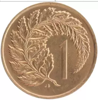 Монета цент Новой Зеландии 1972 года Медь Елизавета II