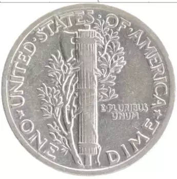 Монета дайм Америки 1941 года Серебро