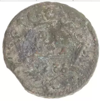 Монета деньга Анны Иоанновны 1735 года Медь