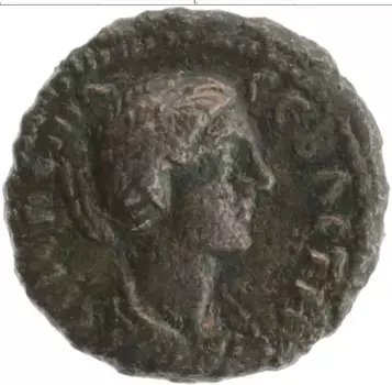 Монета денарий Древнего Рима Биллон Фаустина Младшая 161-175 гг