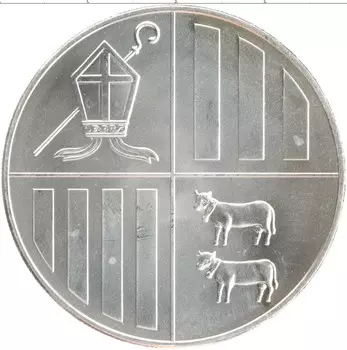 Монета динер Андорры 2008 года Серебро Орел