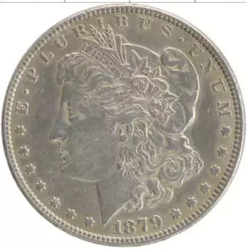 Монета доллар Америки 1879 года Серебро Морган доллар