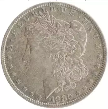 Монета доллар Америки 1880 года Серебро Морган доллар