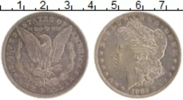 Монета доллар Америки 1882 года Серебро Морган доллар
