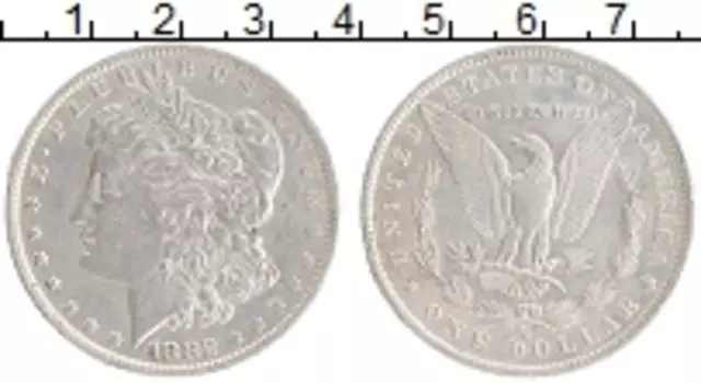 Монета доллар Америки 1882 года Серебро Морган доллар
