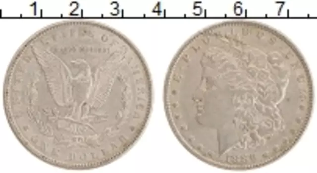 Монета доллар Америки 1886 года Серебро Морган доллар