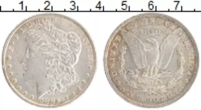Монета доллар Америки 1896 года Серебро Морган доллар