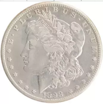 Монета доллар Америки 1898 года Серебро Морган доллар
