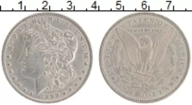 Монета доллар Америки 1898 года Серебро Морган доллар