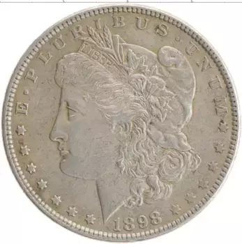 Монета доллар Америки 1898 года Серебро Морган доллар