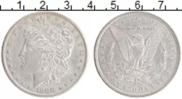 Монета доллар Америки 1900 года Серебро Морган доллар