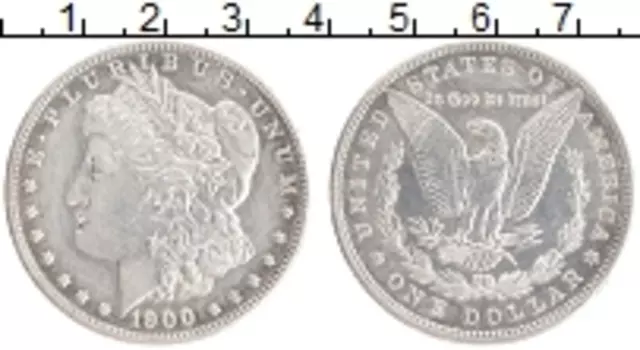 Монета доллар Америки 1900 года Серебро Морган доллар