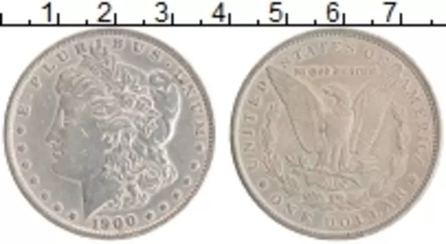 Монета доллар Америки 1900 года Серебро Морган доллар