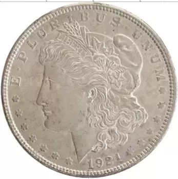 Монета доллар Америки 1921 года Серебро Морган доллар
